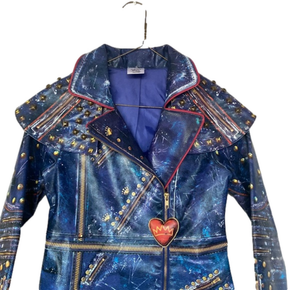 Disney Queen of Hearts Descendants Coat Size 9/10 - Picture 2 of 8